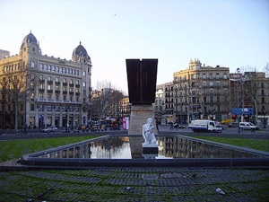 Foto de La Plaza de Cataluña, Barcelona, España