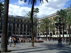 Foto de la Plaza Real, Barcelona, España