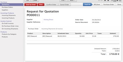 modulo de gestion de adquisiciones o compras openerp aplicacion de gestion de compras de OpenERP