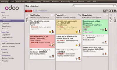 Odoo ERP software libre en Chile